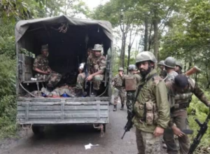 Assam Rifle fire and encounter three terrorists