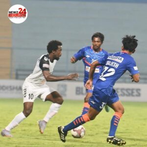 Football : "Mohamedan Show" at Naihati Stadium, Indian Arrows defeated at 4-0