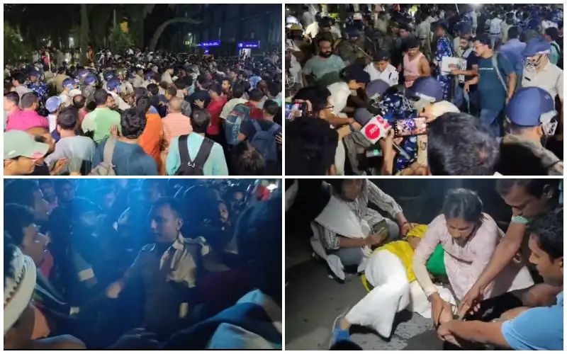 Bikash Bhavan teacher protest:’আমাদের পরীক্ষা দিতে হলে,মুখ্যমন্ত্রী-সাংসদরাও পরীক্ষা দিন’!চাকরিহারাদের বিক্ষোভের ঝড় বিকাশ ভবনে