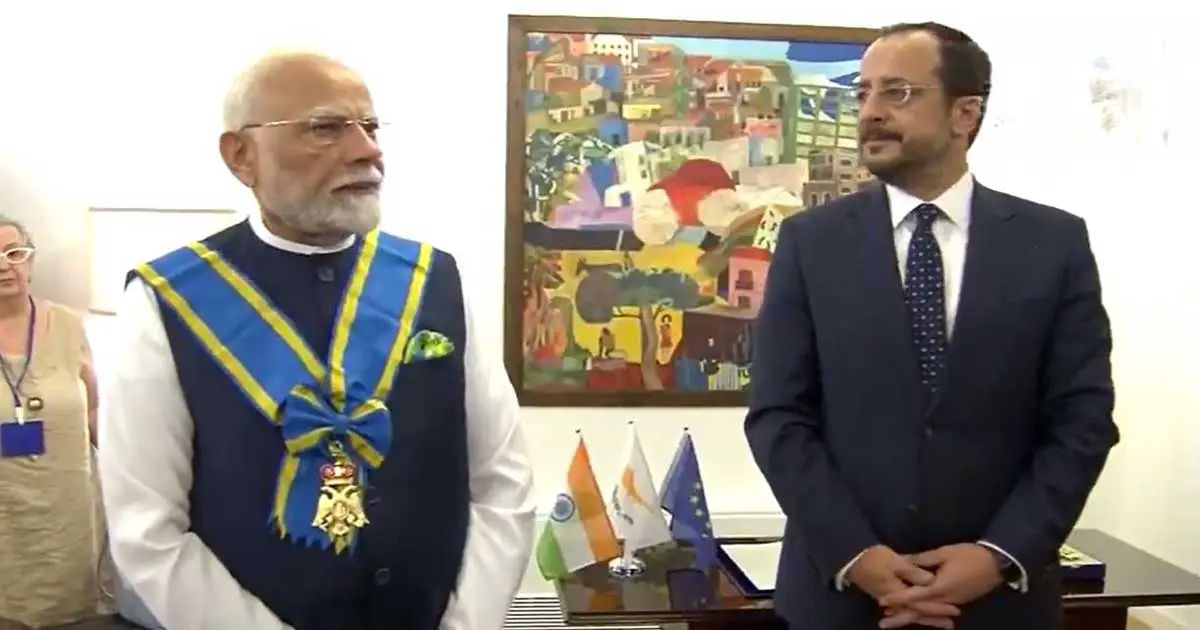 PM Modi Grand Cross honour:সাইপ্রাস সফরে মোদী:তুরস্ককে বার্তা না কৌশলগত বন্ধুত্ব?ভূ-রাজনীতিতে নতুন দিশা ভারতের!